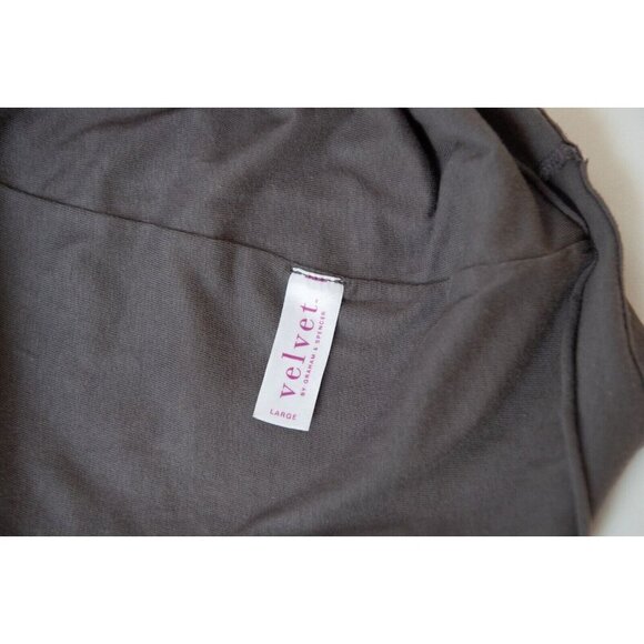 Velvet by Graham Spencer Women’s Casual Dress Size L Brown Natural Color - Picture 3 of 5